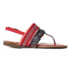 Sandały Talarki Czerwone - Kolorowe Japonki 9686