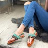 Sandały Talarki Zielone - Kolorowe Japonki 9648